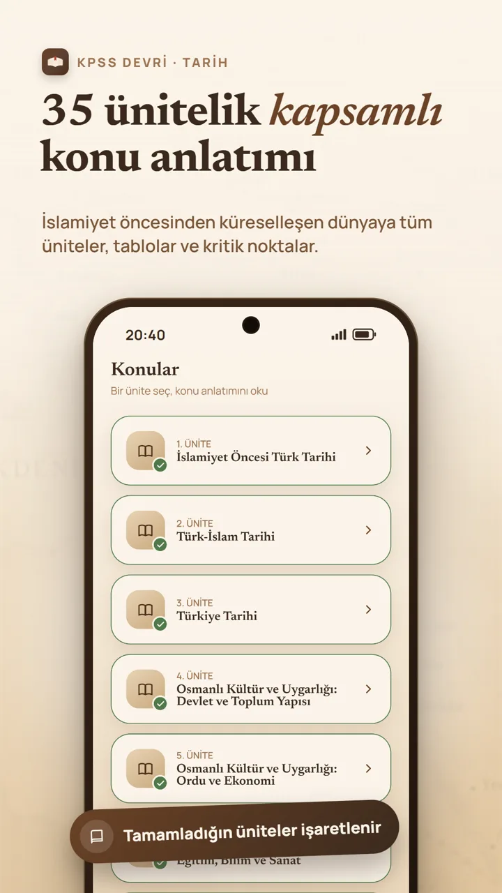 Konular listesi